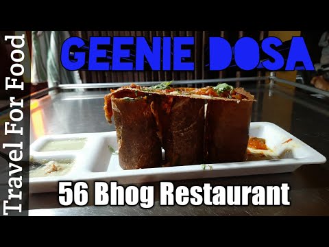 Geenie Dosa And Paneer Chowmeen at 56 Bhog Restaurant Rewa  Rewa Food Vlog