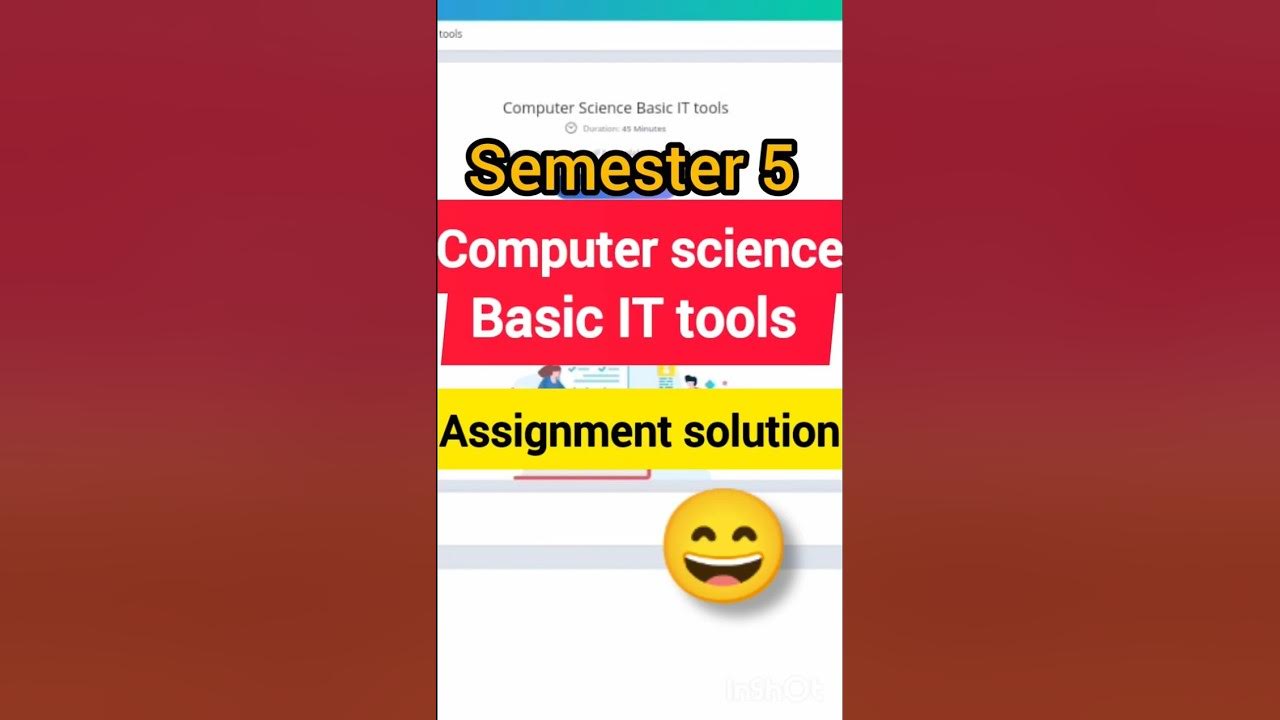 #semester 5 computer science basic it tools assignment solution😅#BA ... image.