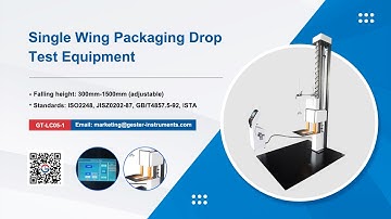 Single Wing Packaging Free Fall Drop Tester GT-LC05-1