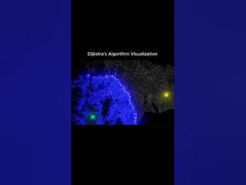 Dijkstra Algorithm visualization | Working of Dijkstra #ai #ml #coding ...