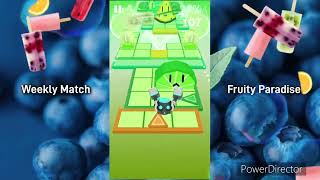 339 Points Rolling Sky - 5Th Weekly Match In 10Th Schedule Aka W62 Overall Fruity Paradise