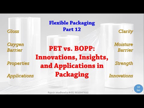 PET vs. BOPP: Innovations, Insights, and Applications in Packaging. Flexible Laminate Part 12
