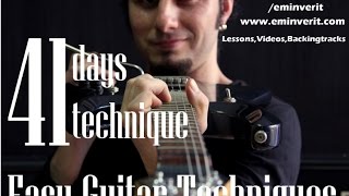 HOW TO PLAY  Techniques Open String Harmonic Effect (Guitar Lesson with Emin Verit )