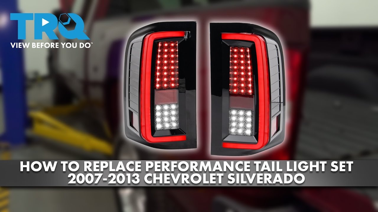 Как заменить комплект задних фонарей на Chevrolet Silverado 2007-2014 годов выпуска