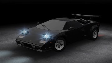 Need For Speed Most Wanted (Android) : LAMBORGHINI COUNTACH 5000 SV New Car Unlocked And Test Drive