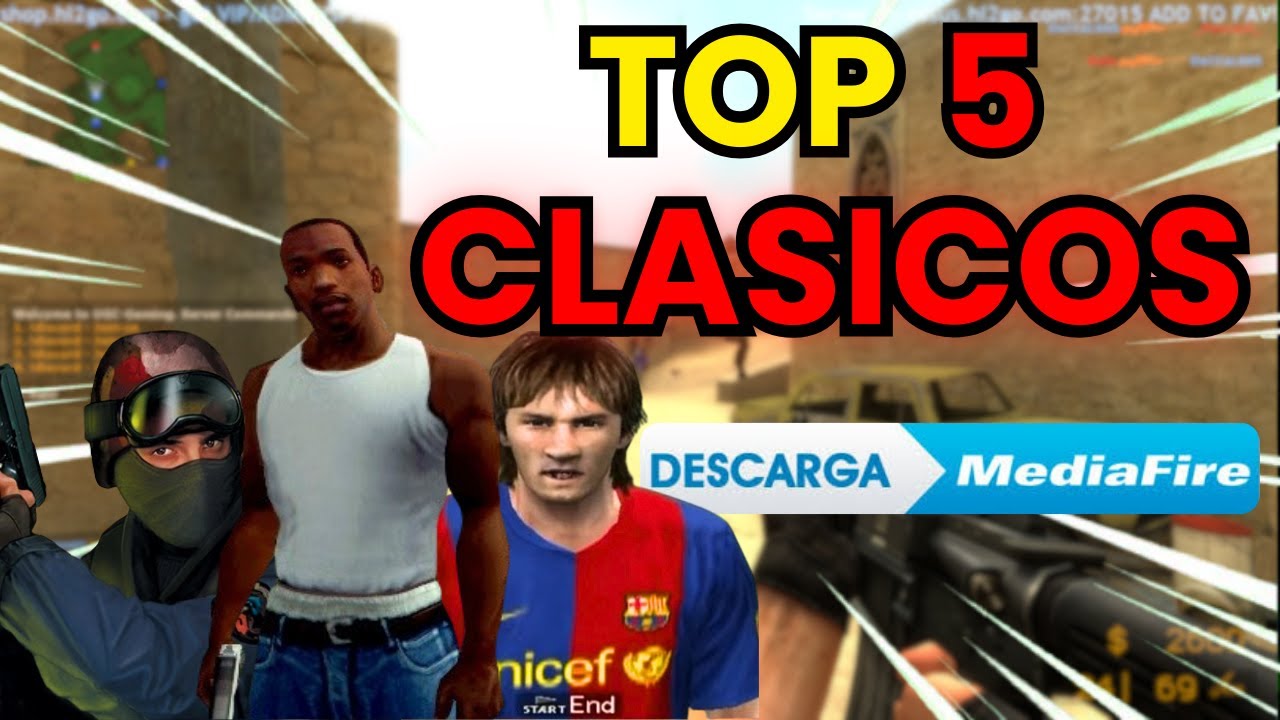 (TOP 5) juegos CLASICOS de BAJOS Recursos para PC - YouTube