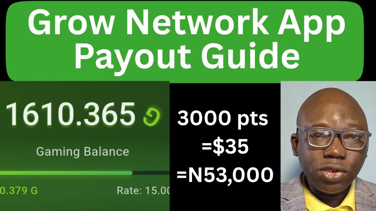 How to withdraw real money from the Grow Network App Monthly 