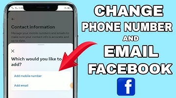 HOW TO CHANGE PHONE NUMBER AND EMAIL ON FACEBOOK 2024
