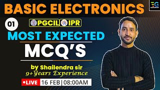Lec-01 BASIC ELECTRONICS Most Expected Questions For PGCIL, IPR, | MCQ'S | by Shailendra sir screenshot 4