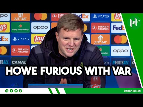 POOR DECISION! | Eddie Howe BLASTS late penalty decision | PSG 1-1 Newcastle