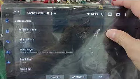 How to disable "reversing radar" Belsee android Radio head unit