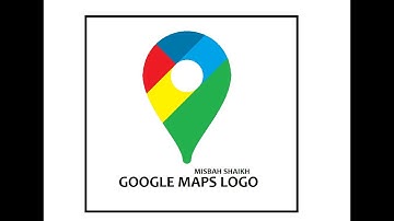 How to Draw GOOGLE MAPS ICON | MS Paint Step by step Tutorial | MS Paint Drawing
