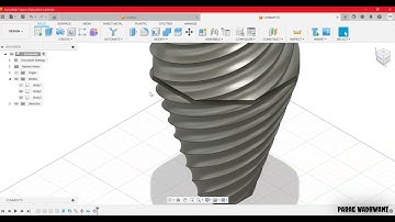 Designing a Psychedelic Vase in Autodesk Fusion 360 Tutorial