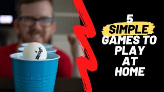 5 Simple Family Games To Play At Home // Perfect for your Game Truck Party as well!