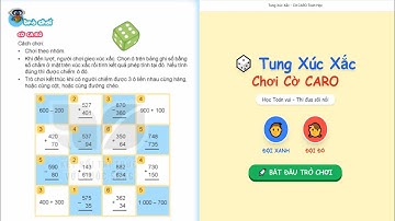 Trò chơi tung xúc xắc - cờ CA RÔ - Môn Toán tiểu học