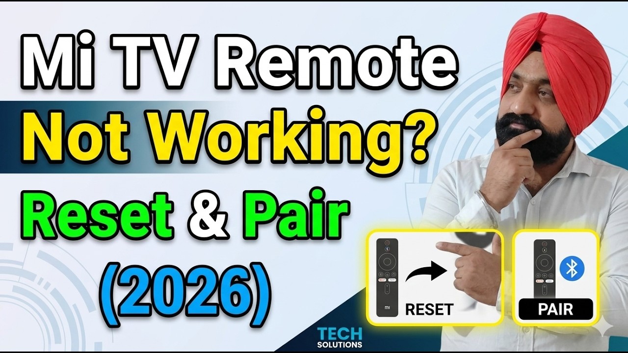 Mi TV Remote Not Working? How to Reset and Pair Mi TV Remote (2026 ...