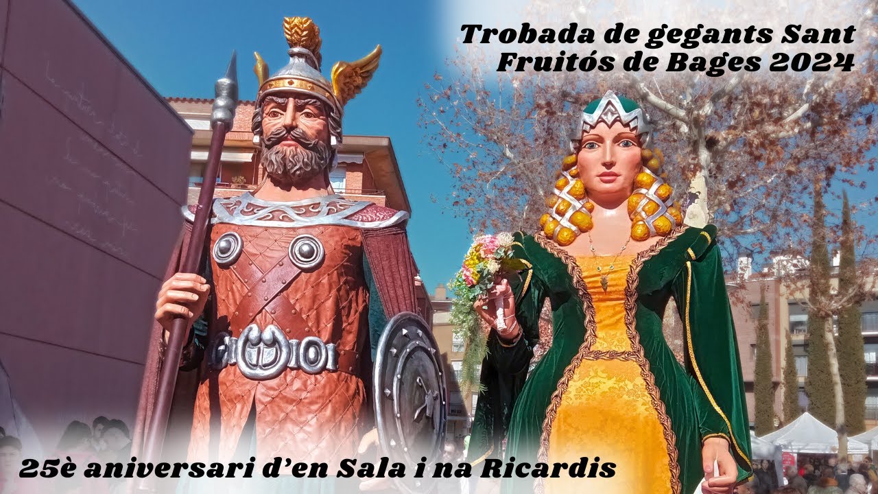 XXV Trobada de gegants Sant Fruitós de Bages - 25è aniversari d’en Sala i na Ricardis (11/2/2024)
