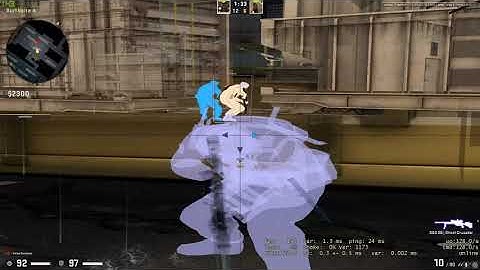 Flax (onetap.com) vs Delta (skeet.cc) 1v1 TRAIN (16-6) (cfg in description)