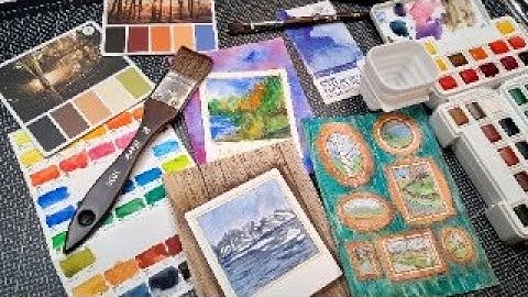 Mini Watercolor Landscapes Live! 12pm ET 11/12/25