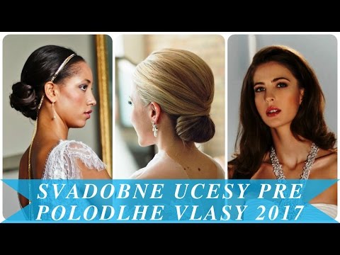 Video: Svadobné účesy pre stredné vlasy