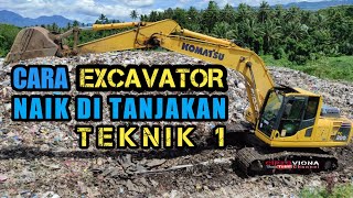 Download lagu CARA EXCAVATOR NAIK DI TANJAKAN - TEKNIK 1