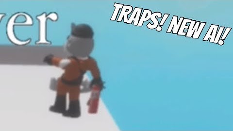 PIGGY BUILD MODE TRAP PLACING + PATROL AI SHOWCASE!! (New Update!!)