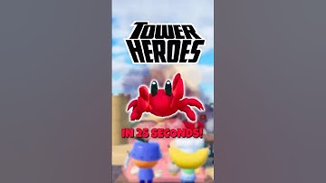 How to Grind the CRAB MIMIC in 25 SECONDS! Roblox Tower Heroes