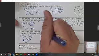 Circles Study Guide Review Part 1