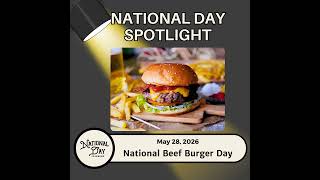 National Beef Burger Day