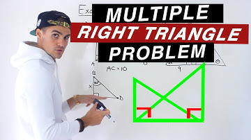 Grade 10 Trig - Multi Right Triangle Problem