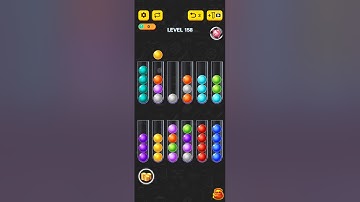 Ball Sort Puzzle 2021 Level 158 | Ball Sort Puzzle 2021 158