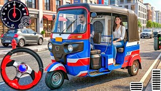 トゥクトゥク・リキシャ運転ゲーム3D！街中リキシャの送迎アドベンチャー Androidゲームプレイ screenshot 5