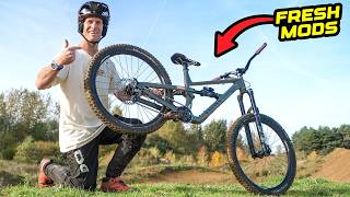 FRESH MODS ON MY ENDURO MOUNTAIN BIKE MAKE DREAMS A REALITY!