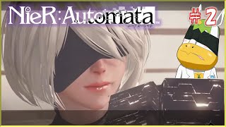 【ニーア：オートマタ #2】※※ネタバレ注意※※　初見プレイしていく！【Vtuber/ #ゆにこん】