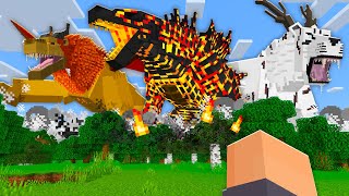 ADICIONADAS NOVAS KAIJUS TITANS GODZILLA NO MINECRAFT