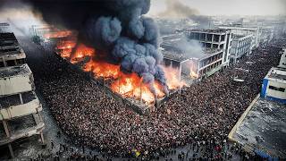 Out of Control! Families Flee as Firestorm Engulfs Their Homes! Loeches, Madrid, spain.