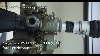 Testing Laowa 1.4x ff expander + anamorphic adapter 1.33x