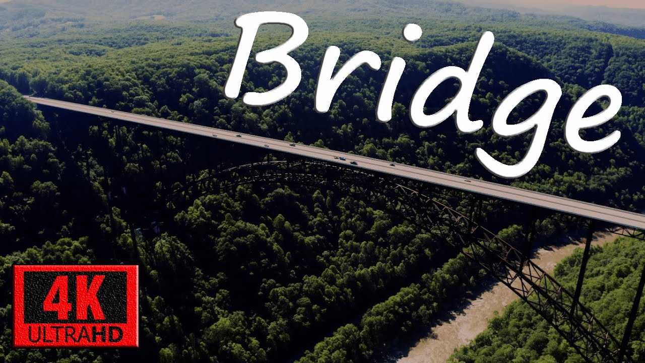4K Aerial View of Bridge | Beautiful 4K Videos | Part 33