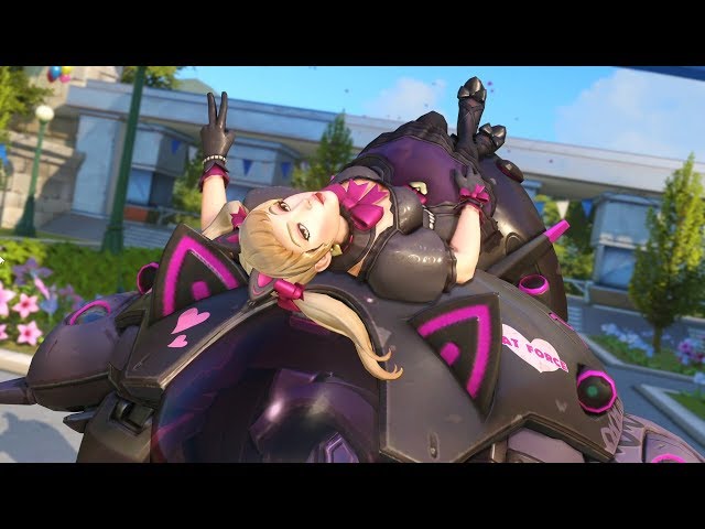 D.Va - Black Cat - Overwatch Legendary Skin Spotlight - YouTube