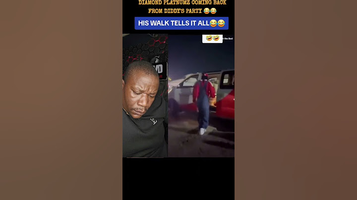 DIAMOND PLATNUMZ WALKING STYLE AFTER  P DIDDY'S PARTY😂😂😂🤣🤣🤣