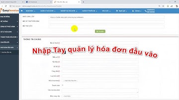 {EasyInvoice} Quản lý hóa đơn Điện tử Đầu Vào