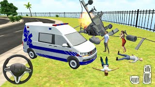 Roof Jumping Emergency Ambulance Rescue Simulator - Android Gameplay screenshot 5