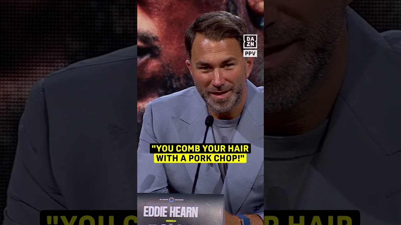 Eddie Hearn came on serious smoke at Rick Reeno 💨😅