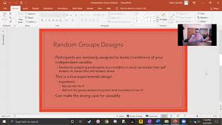 Types Of Independent Groups Designs