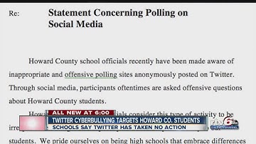 Twitter cyberbullying targets Howard Co. students