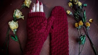 картинка: Вяжем варежки - трансформеры ♥ Часть 2  ♥ Вяжем крючком ♥  Wild Rose ♥