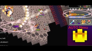 Caught a RotMG youtuber using auto-nexus!?!?