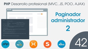 🐘 CURSO de PHP MVC POO MySQL - 42 Paginador administrador (2-4)