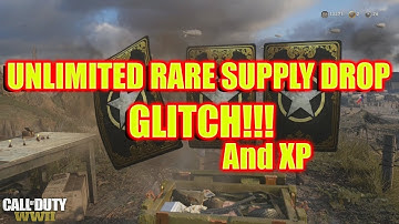 HOW TO GET UNLIMITED SUPPLY DROPS AND XP IN MULTIPLAYER? - COD WW2 MULTIPLAYER GLITCHES - WORKS!!