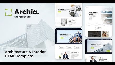 Archia - Architecture & Interior Bootstrap 5 Template